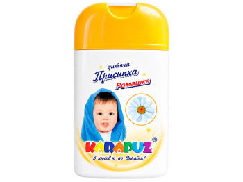Присипка дитяча Карапуз Ромашка, з екстрактом ромашки, від народження, 50 г