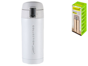 Термокружка металлическая с откидной крышкой на замке-кнопке Maestro 320мл