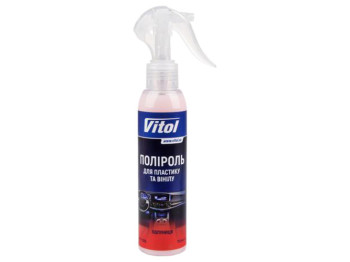 Полироль для пластика и винила Vitol, 150мл, Клубника (VTP-1505)