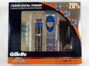 Подарунковий набір Gillette "Fusion ProGlide Power Styler"