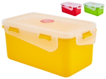 Контейнер универсальный Фиеста прямоугольный 1,5л (цвета ассорти) (цена за 1шт) 168042