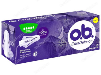 Тампоны O.b. extra defence super+comfort, 5 капель 16шт