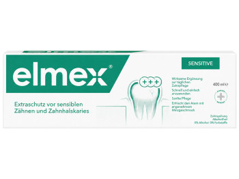 Ополіскувач для рота Elmex Sensitive Plus, для чутливих зубів, 400 мл
