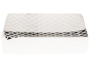 Мильниця керамічна Mosaic black, 11х7,5х2,5см