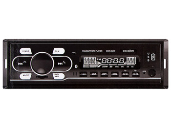 Бездисковый MP3/SD/USB/FM проигрыватель Celsior CSW-202W Bluetooth/APP