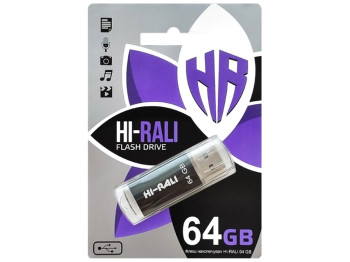 USB флеш-накопитель Hi-Rali Rocket 64gb, Чёрный