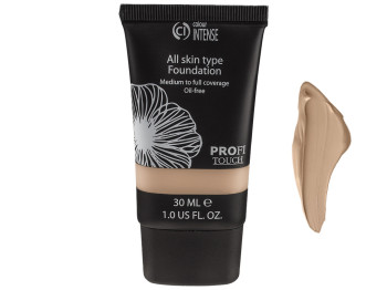 Тональное средство для лица Colour Intense All skin type Foundation Теплый беж, тон 03 30мл