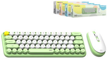 Беспроводная клавиатура и мышь Fantech Go WK897, Цвет Зеленый