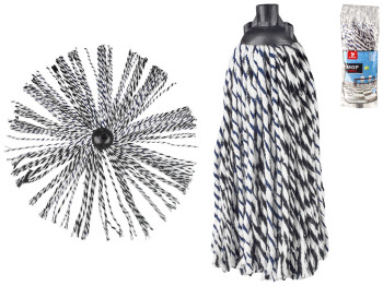 Запаска для швабры (шнурковая) хлопковая Kuchcik Зебра