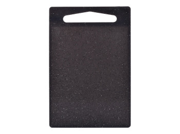 Доска разделочная Granite, пластик, 37,5×25см, тёмно-серая