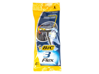 Станки для бритья Bic "Flex 3" 3 лезвия (цена за набор 4шт)