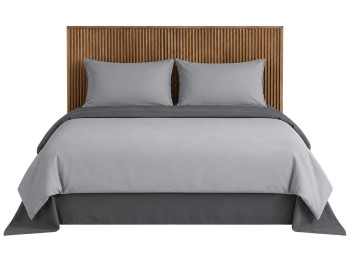 Комплект постельного белья Soho, семейный, Light gray, Dark gray, 150х200 см, 5 предметов