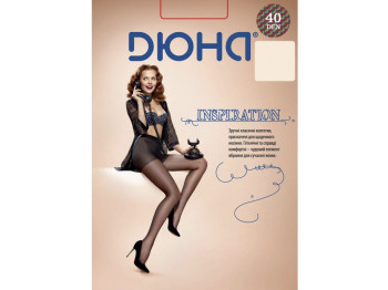 Колготы женские капроновые 40DEN "Inspiration" 127-5 размер 5 (цвет бежевый) Дюна