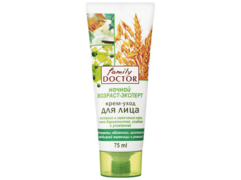 Крем-догляд для обличчя Нічний вік-експерт, Family Doctor, 75мл