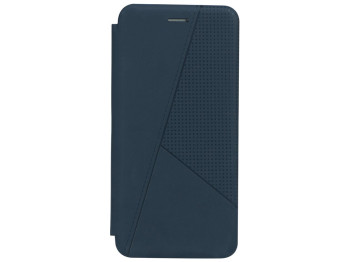 Чехол-книжка кожа Twist для Tecno Spark 7 Цвет 2, Dark Blue