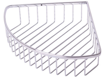 Полка угловая Besser хромированная 24х24х7см