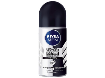 Дезодорант-антиперспірант кульковий д/чоловіків Nivea men "Невидимий захист" original, 48 годин 50мл