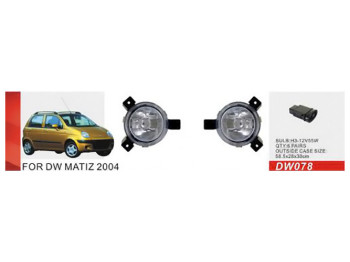 Фари додаткові модель Daewoo, Matiz, 2004, DW-078, H3-12V55W, кнопка (ціна за 2шт)
