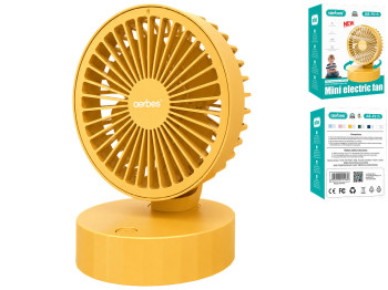 Вентилятор міні Aerbes, пластик, USB, 6 кольорів (ціна за 1шт)