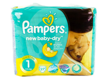 Подгузники Pampers "New Baby Newborn" (2-5 кг) 27шт