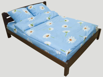 Підодіяльник полуторний 145x205 бязь голд "Ромашки" П/БГ/1.5/28 Homefort