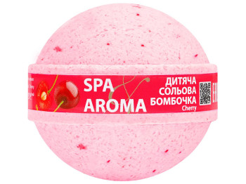 Бомбочка сольова для ванн Bioton Cherry, дитяча, 75г
