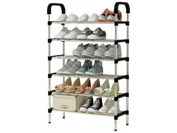 Полка для обуви, 6 ярусов, 56x28x113см