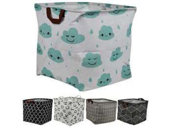 Кошик для зберігання білизни/одягу/іграшок ABCD, 32x32см