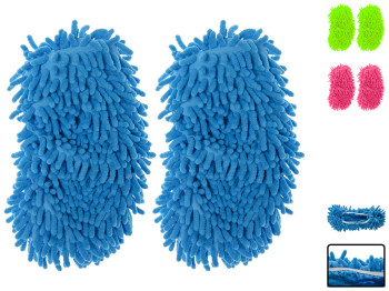 Тапочки-бахилы/насадка для уборки микрофибра (цена за набор 2шт)