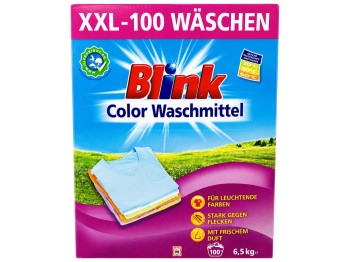 Стиральный порошок Blink Color Waschmittel для цветных вещей, 100 стирок, 6,5 кг