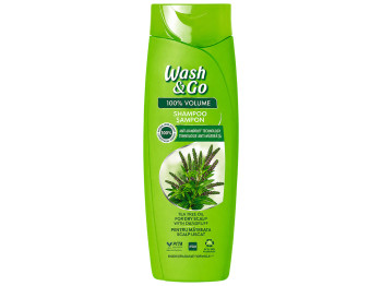 Шампунь Wash&Go з екстрактами трав для жирного волосся, 360 мл