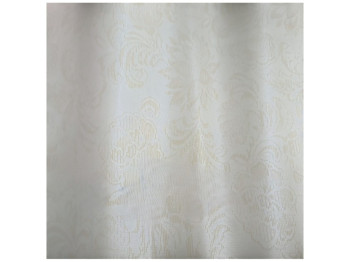 Клеенка Lino, на тканевой основе, ПВХ, 1,37×20м, цвет молочный (цена за рулон)
