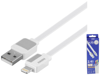 Кабель USB Remax RC-154i Platinum Lightning, Белый