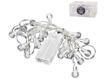 Гірлянда світлодіодна Bubble, жовта, 3м, 20led, 2AA