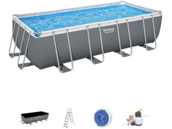 Басейн каркасний прямокутний Power Steel. Bestway 5619Q