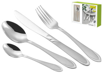 Набір столових приладів Maestro з декором, нержавіюча сталь (ціна за набір 24 предмети)