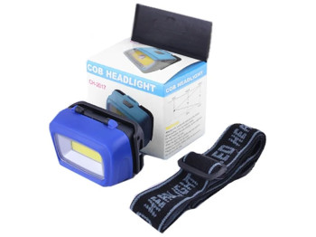 Фонарь налобный Police CH-2017-1-COB влагозащищенный, 3хААА 46615