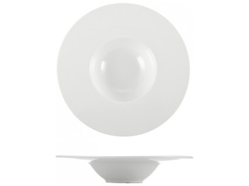 Тарелка глубокая Extra white, с широким бортом, 23,5см
