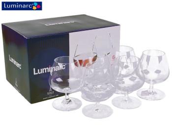 Набор бокалов Luminarc "Versailles" для коньяка 410мл (цена за набор 6 шт) 18671