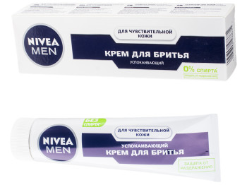Крем для гоління Nivea men "Заспокійлива" для чутливої шкіри 100мл