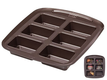 Форма мини-cake Pyrex Asimetria, прямоугольная, 6шт, 3426470275446