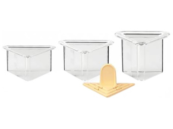 Формочки для додання стравам форми трикутника PRESTO FoodStyle (ціна за набір 3шт) 75654