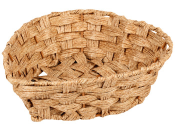 Корзина плетеная Woven Grace, полиротанг, в форме сердца, 25 см