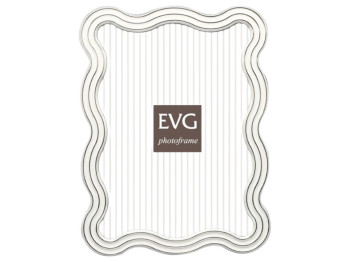 Фоторамка EVG Onix, настільна, метал, 10x15см, 12,1x17,5x1,5см, колір білий