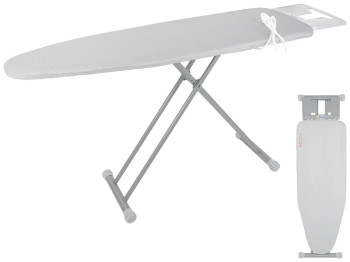 Гладильная доска с удлинителем Felicia каркас металлик 125х42см