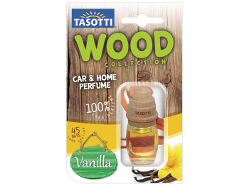 Освежитель воздуха на зеркало Tasotti Wood пробковый Vanilla 7мл 10367