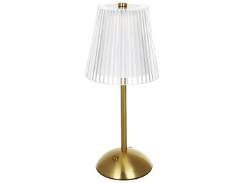 Світильник декоративний LED Crystal Glow золотий 12,5×12,5×29,5 см