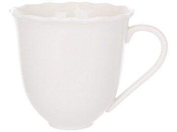 Чашка порцелянова біла Pure White, 350мл