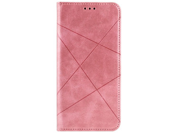 Чехол-книжка Business Leather для Samsung Galaxy A03s Цвет Розовый