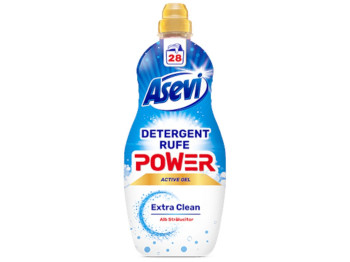 Гель для прання Asevi Power Extra Clean, універсальний, з активним киснем, 28 циклів, 1,4л